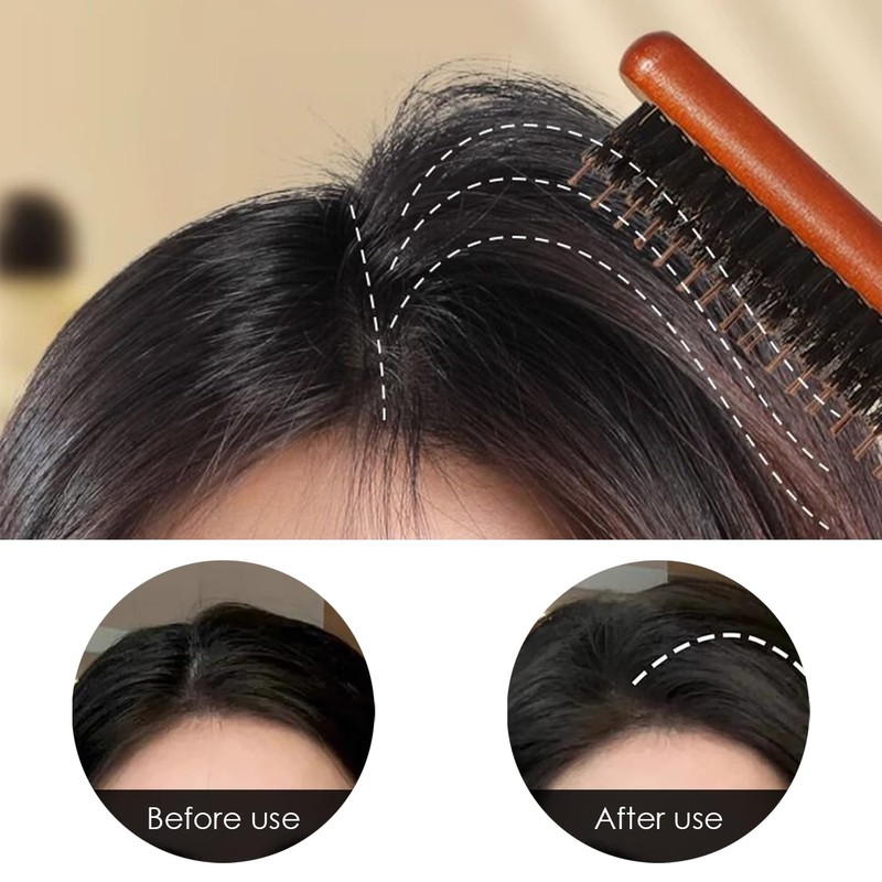 3 Pieces Wooden Handle Comb, Head Massage Comb, Hair Care