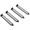 SilverStone SST-Aeroslots-BP - Vented PCI Slot Cover Plate, 4 Pack,