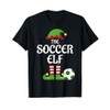 Soccer Elf Family Matching Group Christmas Sporty T-Shirt