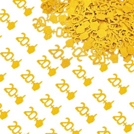 LOINFE Confetti 21st Birthday Decoration, 100 Pieces Gold Table Decoration 21st Birthday Confetti Decoration 21st Birthday Decoration 20+1 Birthday Confetti Decorations for Men Women