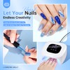 CHRISTINE SHELLY Mini UV LED Nail Lamp, Professional UV Nail