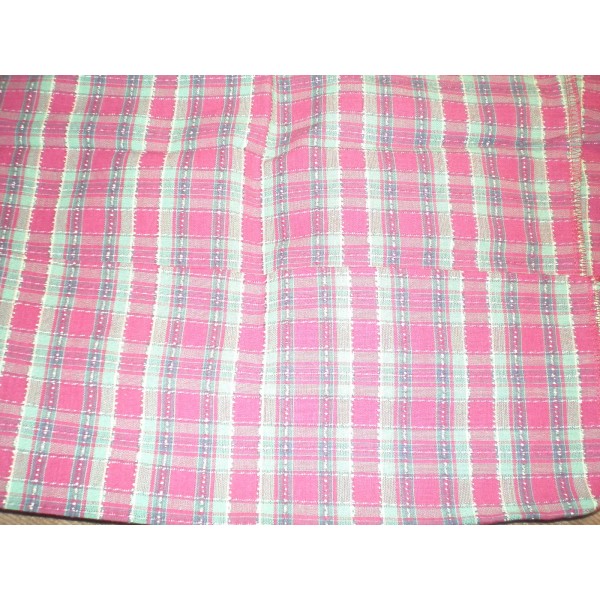 Longaberger 2009 Christmas Snowflake Cookie Basket Liner - Holiday Plaid