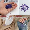 Roellgs Hotfix Rhinestones，1440Pcs Glass Flatback Rhinestones Hot Fix Gems for