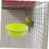 Parliky Hanging Bird Bath with Stand Versatile Bathing Tub for