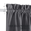 NICETOWN Room Darkening Linen Short Curtains for French Door, Privacy