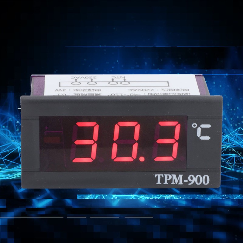 Mini LCD Digital Temperature Panel Meter Thermometer Temperature Indicator -40℃