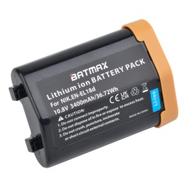 Batmax 3400mAh EN EL18d Battery for Nikon EN-EL18d Nikon D5, D6, Z9, D4, D4S Cameras