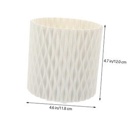 Baluue Rotatable Large Capacity Makeup Brush Holder Cosmetic Organizer for Brushes Pens and Stationery and Smooth Design for Use