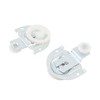 HOJLKLD 4 Pack Sliding Closet Door Hardware Set,Sliding Wardrobe Doo