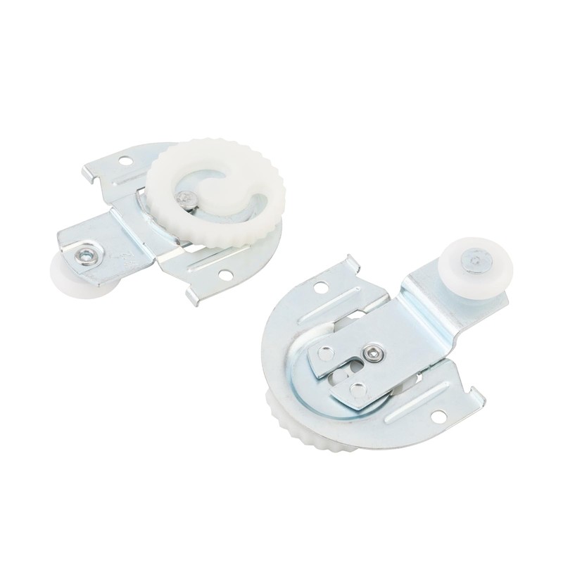 HOJLKLD 4 Pack Sliding Closet Door Hardware Set,Sliding Wardrobe Doo