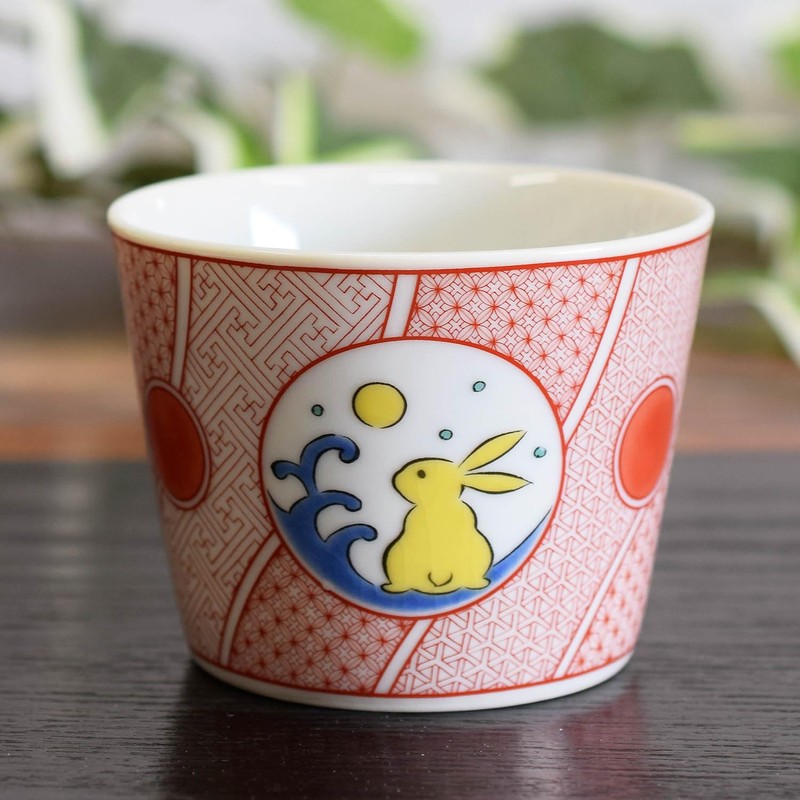 Sobachoko Stylish Tableware, Kutani Ware, Soba Boar, Rabbit, Ceramic, Japanese
