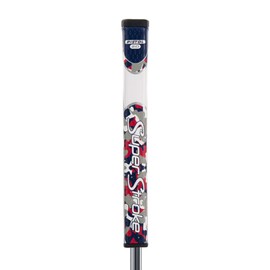 SuperStroke Zenergy Pistol 2.0 Golf Putter Grip with No Taper Enhanced SPYNE Technology, New Multi-Zone Texturing and Tech-Port, Camo