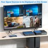 1080P HDMI Quad Multi-Viewer 4x1 with Seamless Switch, 4-in-1 Out