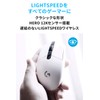 Logicool G G304 Wireless Gaming Mouse, White HERO Sensor, LIGHTSPEED