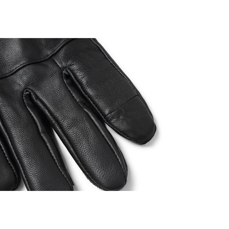 REED Men's Genuine Leather Warm Lined Driving Gloves - Touchscreen