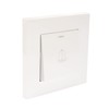 sourcing map Doorbell Push Button Switch Wall Mounted Resettable Square