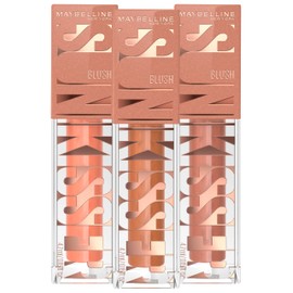 Maybelline New York Sunkisser Blush, Liquid Blush for Sun-kissed Glow, 02 Uptown Glow, 08 Shades On, 12 Summer in the City, 3 x 4.7ml