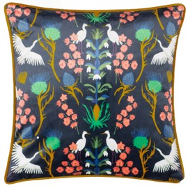 Kate Merritt Herons Blue Cushion Cover,43 x 43cm