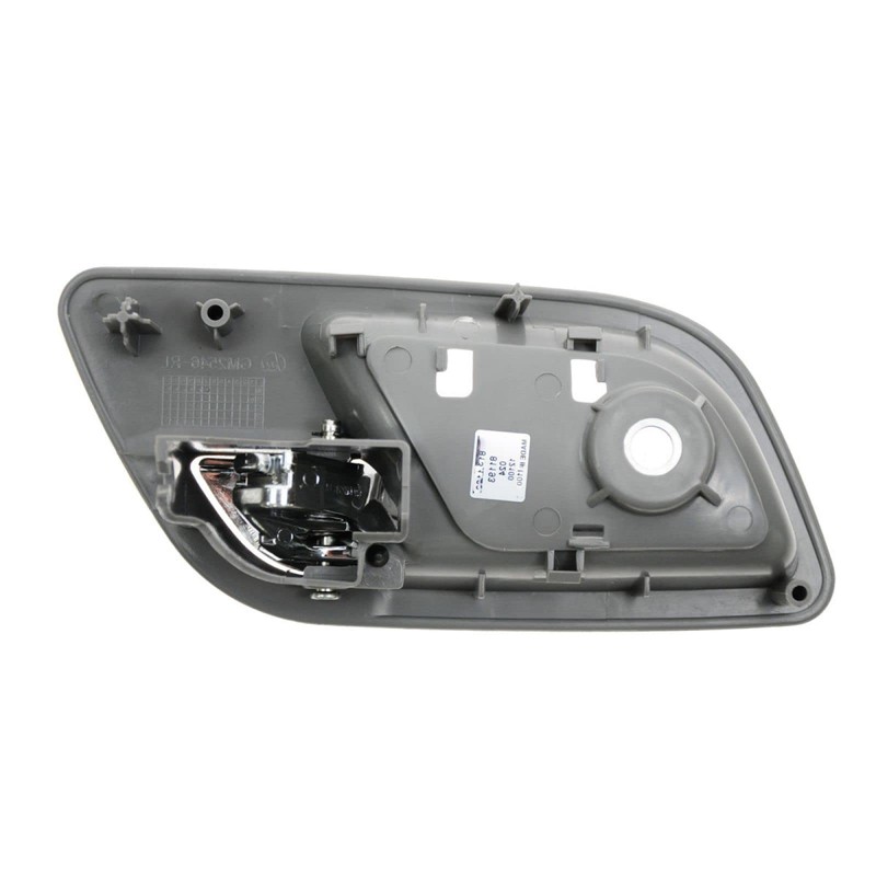 TRQ Dark Gray & Chrome Rear Inside Interior Door Handle