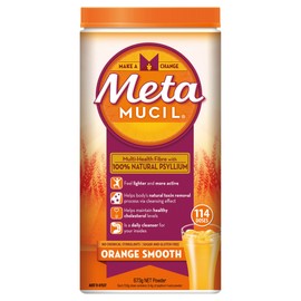 Metamucil Smooth Texture Orange Flavour 673g X 114 Doses