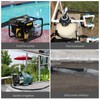 2" x 100' Black PVC Backwash and Discharge Hose for