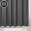 mDesign Luxury Shower Curtain, Waffle Design, Easy Care and Machine