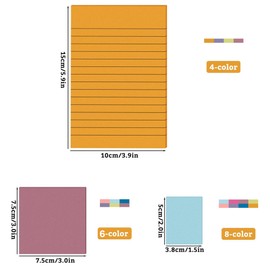 (18 Pads) Sticky Notes，Cute Sticky Notes，Bible Sticky Notes,Bible Study Supplies,Office Supplies,journaling Supplies