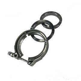 For Turbo Exhaust Downpipe Stainless steel 304 2.5'' V-Band Flange & Clamp Kit