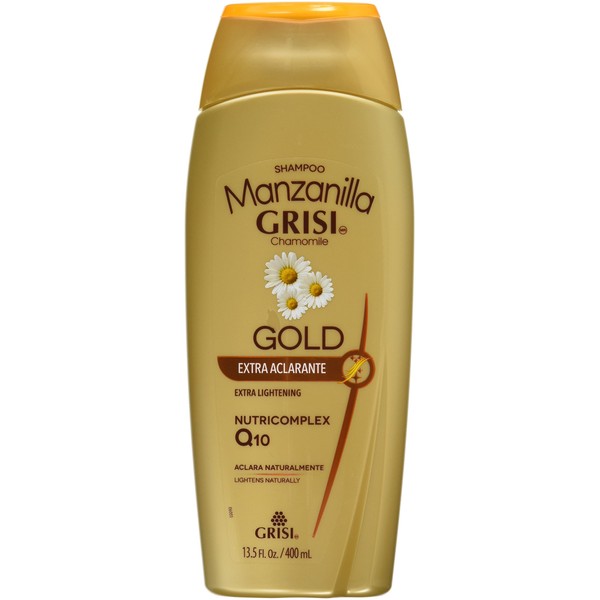 Manzanilla Grisi Gold Extract Lightening Shampoo, Extra lightening and glowing
