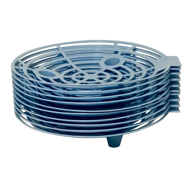 GardenAce Plant Supports Cages Cradles (Melon Support Blue 10 Pack)