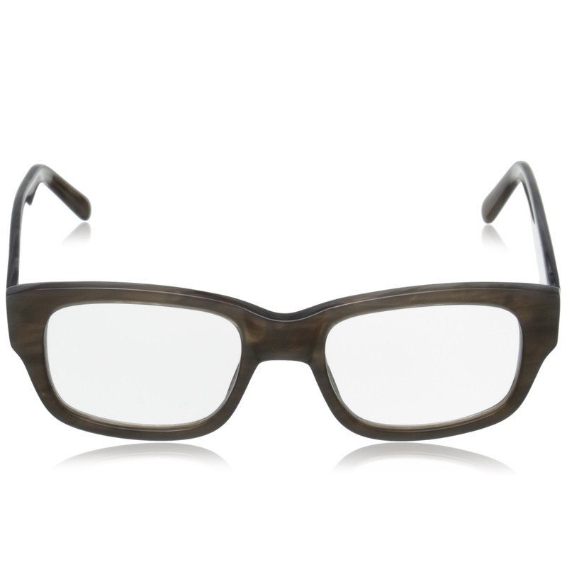 A.J. Morgan Horizon 1.00 Rectangular Reading Glasses, Grey, 48 mm