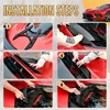 BILLFARO Dry Bay Vent Blocks and Rear Window Spoiler,Rear Hatch