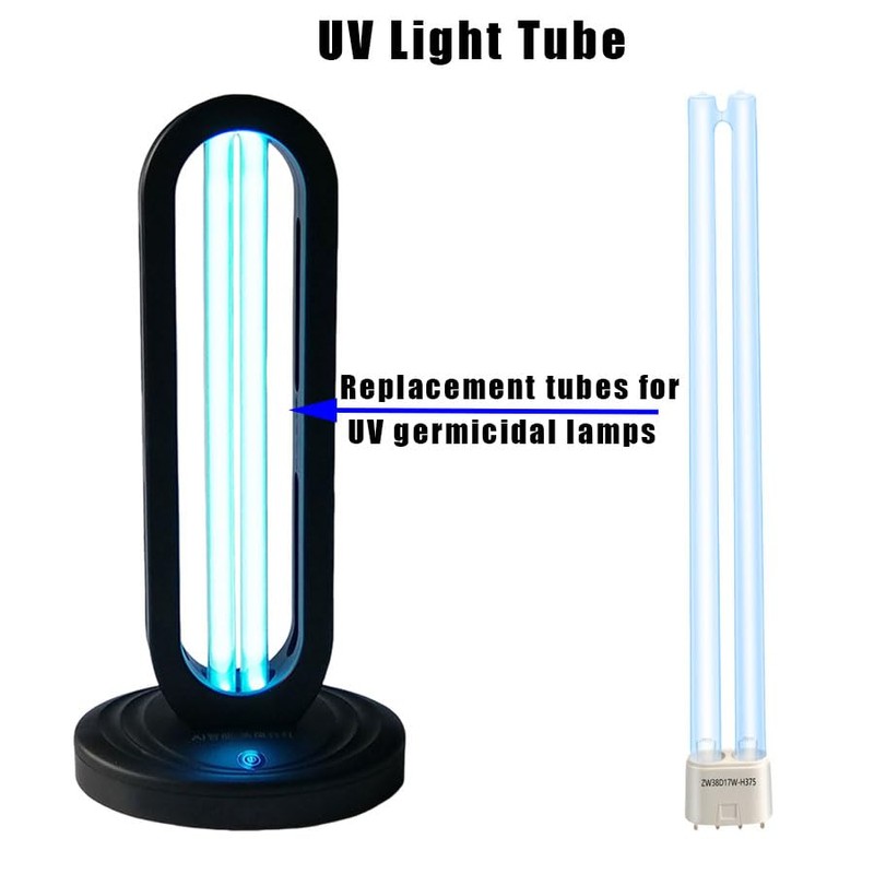 R-LOMU UV Light Tube Ozone Sanitizer Bulb Ultraviolet Lamp Quartz