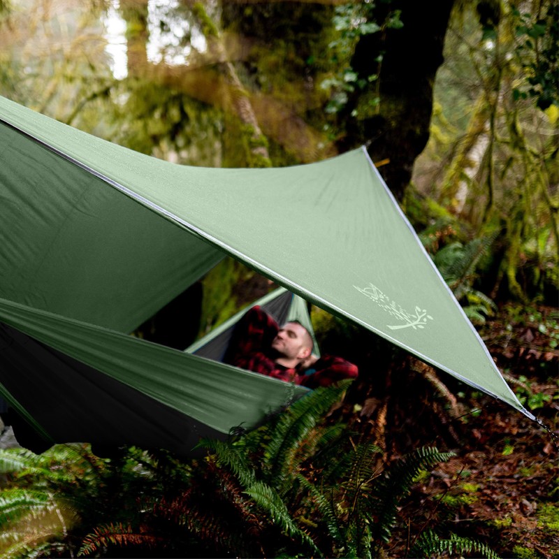 Wise Owl Outfitters Hammock Rain Fly – Waterproof Camping Tarp