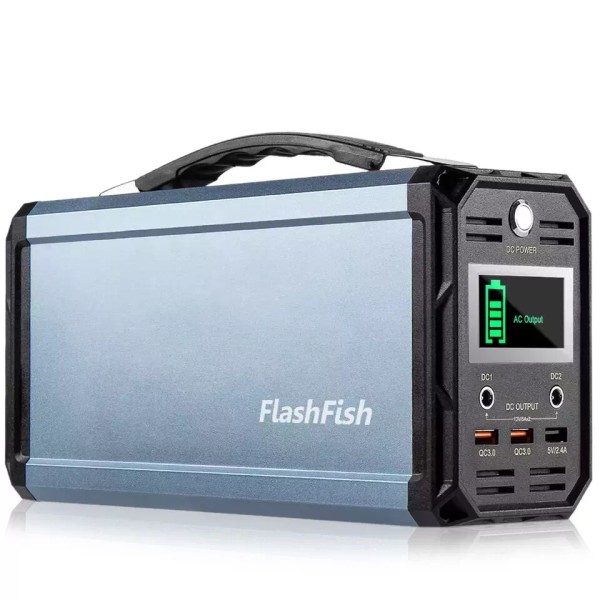 Unbranded FlashFish 300W Portable Power Station 222Wh/60000mAh Solar Generator