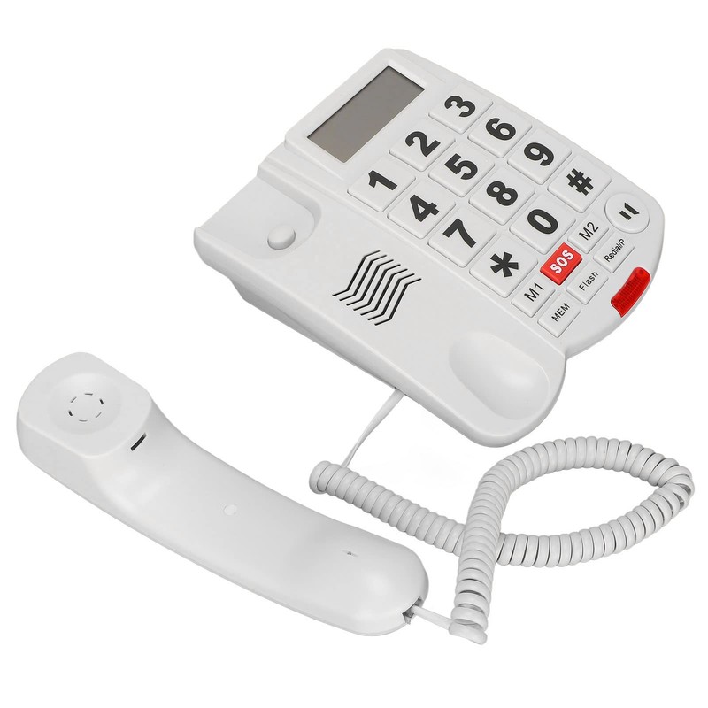 ciciglow LD‐265CID Corded Large Button Phone with Caller ID, Hands-Free