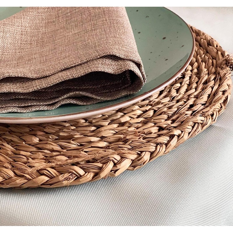 MGE - Water Hyacinth Place Mat Round 30 cm -