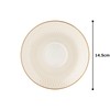 Narumi 52072-1946 Cup and Saucer, Ruffled Gold, 5.9 inches (15