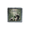 I Love Panda Bears Slate Coaster – Bamboo Forest Theme