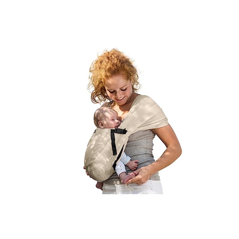 minimonkey MMSM005 Mini Monkey Sling, Mini Sling, Mesh, Beige, Newborn,