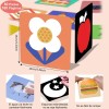 4 Cajas De Tarjetas De Estimulación Visual Para Bebés 80uds.