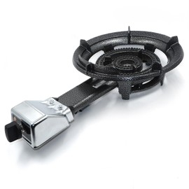 HTTMT- Outdoor 10KW/34000 BTU Power Caming Portable Propane Gas Burner Stove w/hose Jumbo Super Supergas Camp Camping Tailgating Gas Fire [P/N: ET-COOK008-RAW]