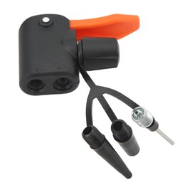 Pump Adapter Valve, 3 in 1 Bikes Air Nozzle Bikes Pump Double Heads Nozzle Cycle Tyre Tube Multi Valve Heads