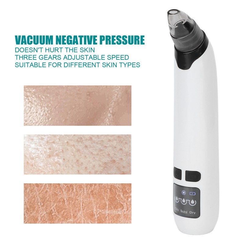 Blackhead Removal Cleaner Electric Face Nose Acne Whitehead Extractor Vacuum