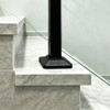 Black Deck Post Base Cover for Railings, 2x2 Inch, 6