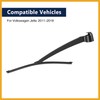Partuto Rear Windshield Wiper Blade Arm Set 335mm 13 Inch