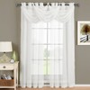 Royal Hotel Bedding Abri White Grommet Crushed Sheer Curtain Panel