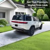 BOGAR TECH DESIGNS Lower Rear Chrome Delete Overlay Compatible with