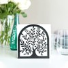 Table Napkin Holder Tree of Life Design Modern Metal Napkin
