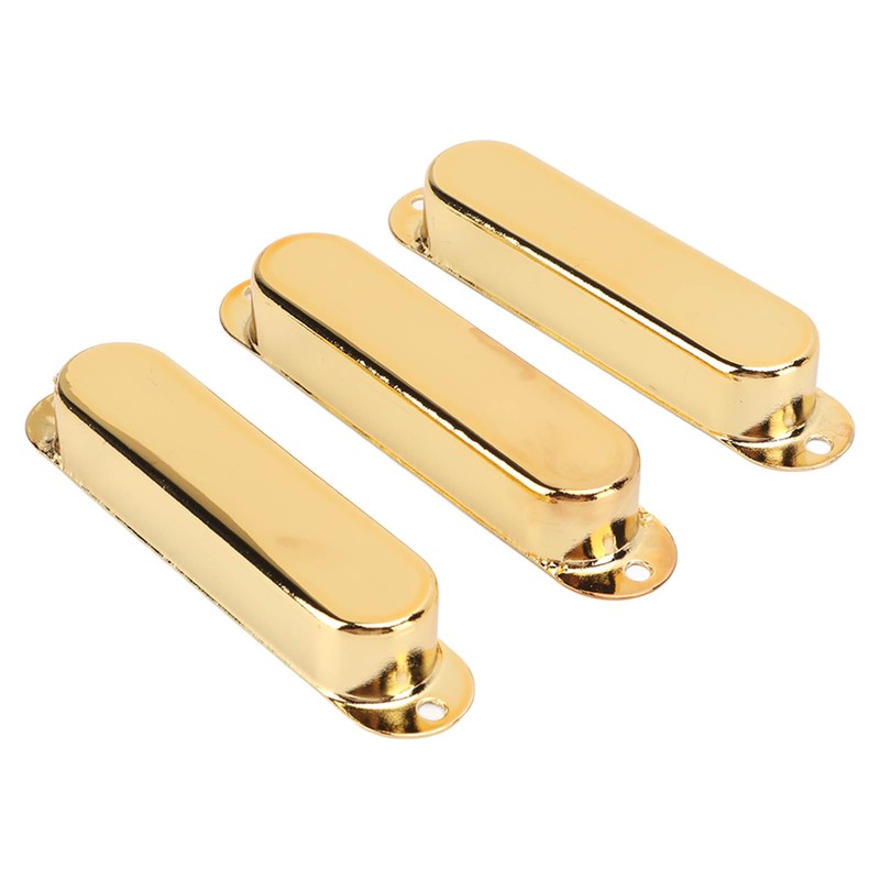 3Pcs Electric Guitar Single Coil Pickup Cover Copper Instrument Accessory
